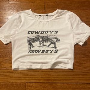 Cowboys baby tee